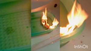 поджог корабль из бумаги!