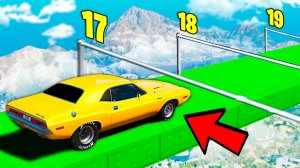 НЕРЕАЛЬНОЕ ПРОТИВОСТОЯНИЕ! КАК ДАЛЕКО ПРОЕДЕТ МАШИНА ПОД САМЫМ НИЗКИМ ШЛАГБАУМОМ? УЗКО НИЗКО В ГТА 5