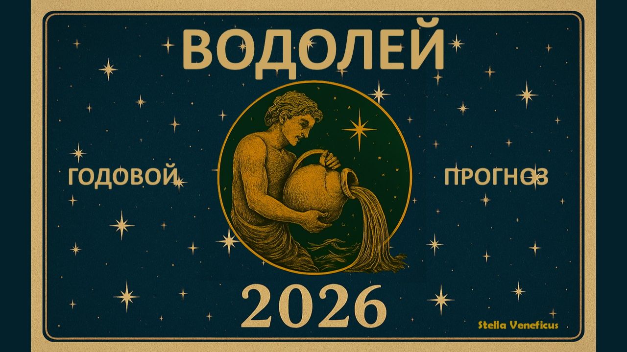 ВОДОЛЕЙ - ОБЩИЙ АСТРОЛОГИЧЕСКИЙ ПРОГНОЗ НА 2026 г.