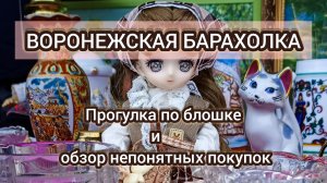 ВОРОНЕЖСКАЯ БАРАХОЛКА| ПРОГУЛКА ПО БЛОШКЕ И ОБЗОР НЕПОНЯТНЫХ ПОКУПОК 🛍️