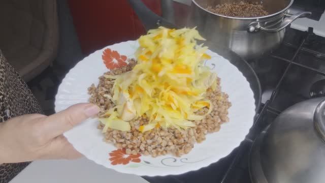 Полезный обед из доступных продуктов.