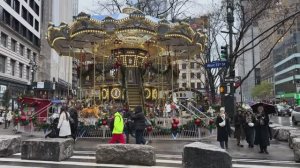 Рождество в Нью-Йорке на Манхэттене 4k Walk - пешеходная экскурсия по 34-й улице Нью-Йорка