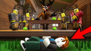 Спрячьтесь ПОД ЗЕМЛЁЙ в игре «99 ночей в лесу» Анимация Роблокс