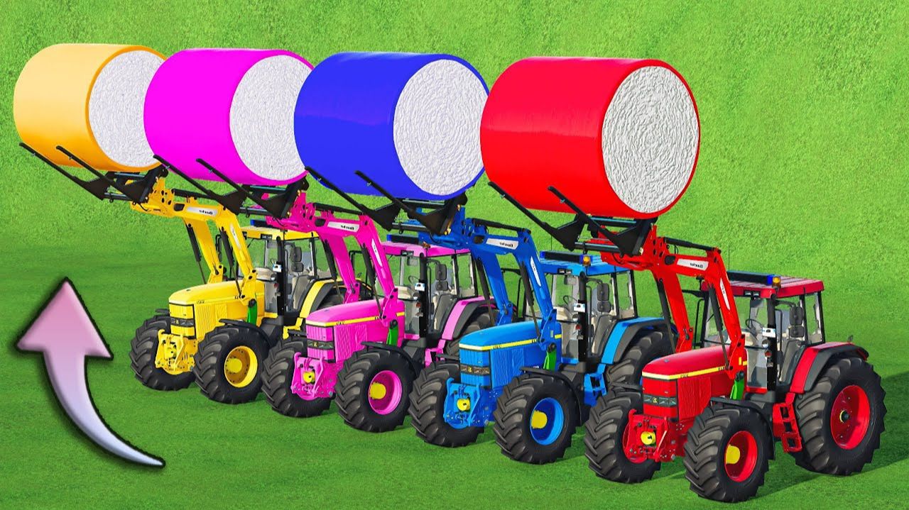 МАШИНКИ ВИДЕО ПРО МАШИНКИ ВЕЗЕМ НА ГРУЗОВИКЕ ТРАКТОРА ЦВЕТНЫЕ МАШИНКИ ИГРУШКИ МАШИНКИ