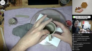 Творческий стрим. Кружка для Vohaiii №2 #ДС_керамист #DSceramist