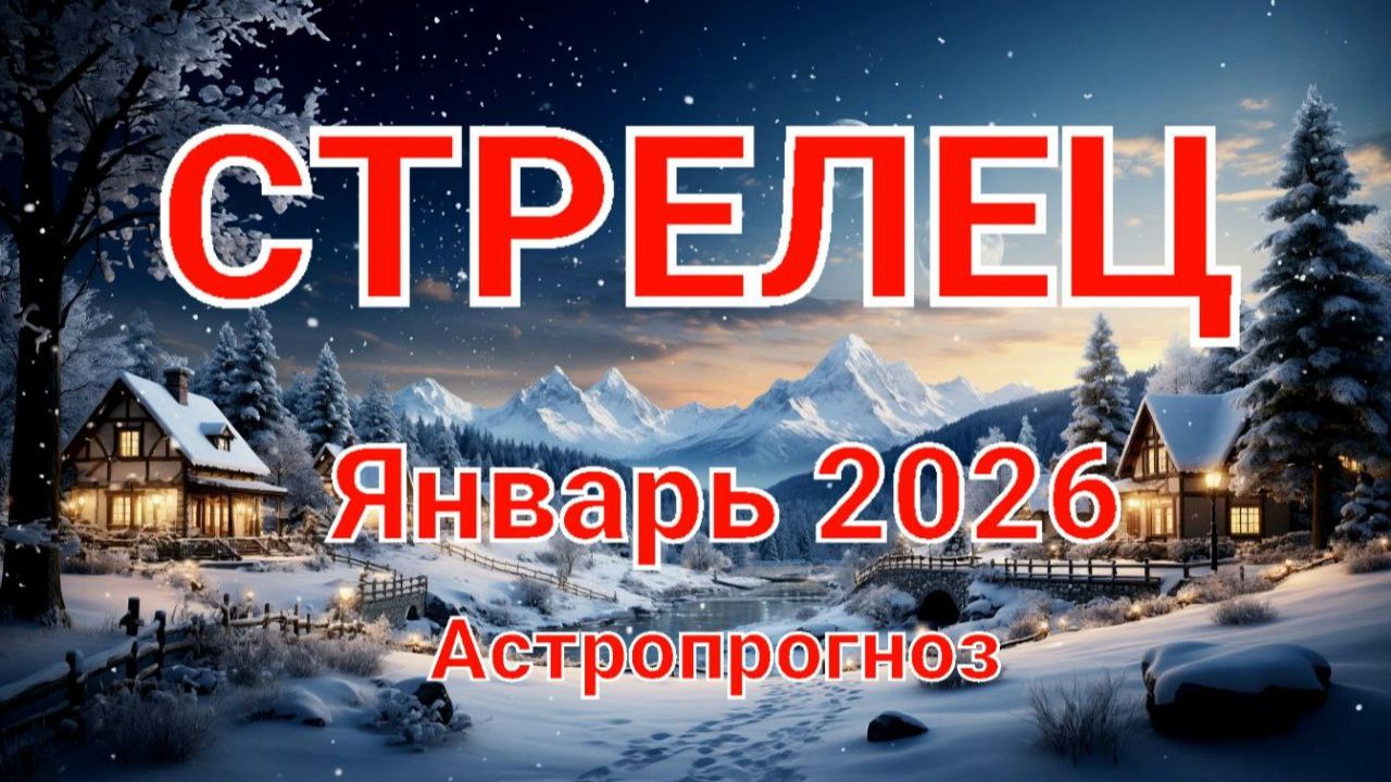 СТРЕЛЕЦ. Январь 2026 год. Астропрогноз смотреть онлайн