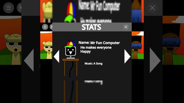 Sprunke Advanced Modded 📓 STATS 📚 #sprunki #meme #incredibox #animation #memes