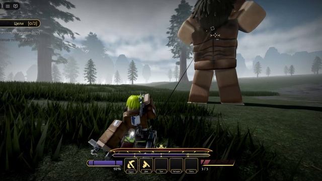 атака титанов в роблокс