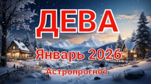 ДЕВА. Январь 2026 год. Астропрогноз