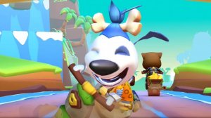 Мультфильмы для малышей - Хэнк из Каменного века в мире динозавров Talking Tom Time Rush