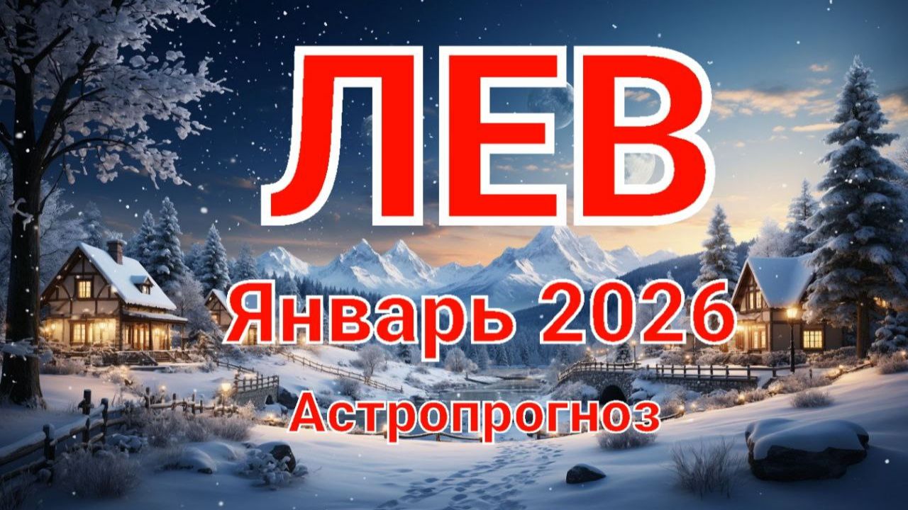 ЛЕВ. Январь 2026 год. Астропрогноз смотреть онлайн