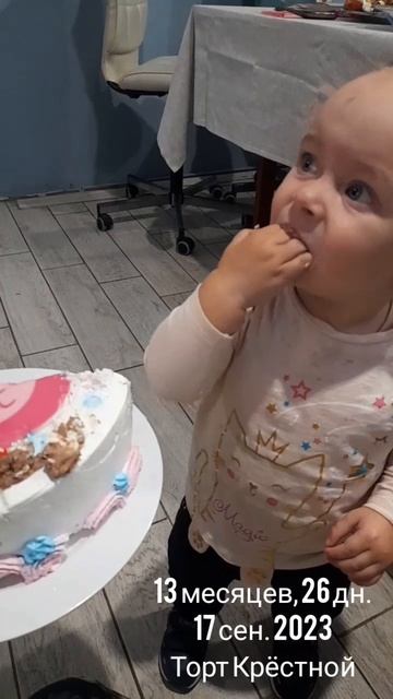 13 мес.,26 дн.Торт Крёстной (17 сен.2023).mp4