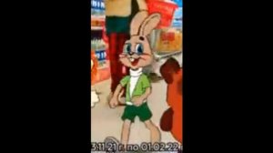 Реклама Мультяши Магнит но в кадре только заяц из ну, погоди