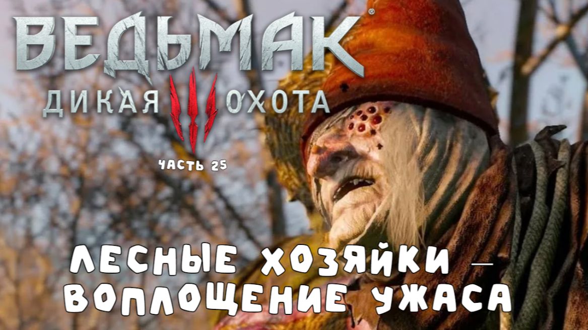 Ведьмак 3: Духи Леса – лицом к лицу с хозяйками (часть 25)