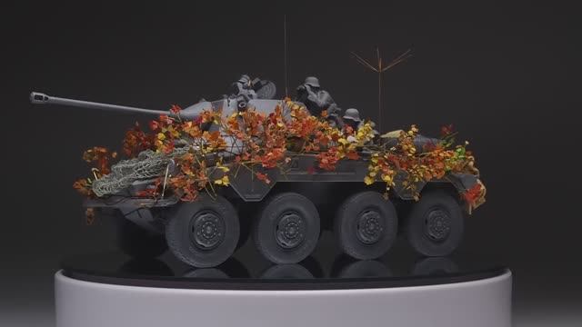 PUMA - Part 1 - 1/35 MiniArt - Tank Model - [model building] смотреть онлайн