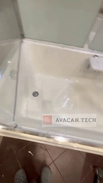 Душевая кабина Avacan V 5017 LED - https://avacan.tech/ - очередной обзор в интерьере ванной комнаты смотреть онлайн