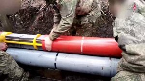 Распространение агитлистовок расчётами РСЗО «Ураган» ГрВ «Восток»