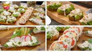 ЗАКУСКИ ЗА 5 МИНУТ НА ПРАЗДНИЧНЫЙ СТОЛ! Вкусные и Быстрые закусочные Бутерброды!