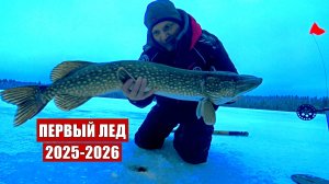 Оставил жерлицы на ночь и обалдел! Такой рыбалки не ожидал! Первый лед трофейная зимняя рыбалка 2025