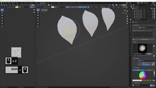 14. Section 14 – White Flower 3D Plant Creation Within Blend