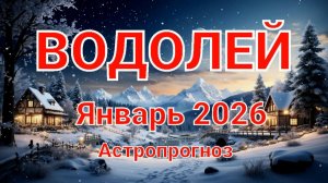 ВОДОЛЕЙ. Январь 2026 год. Астропрогноз