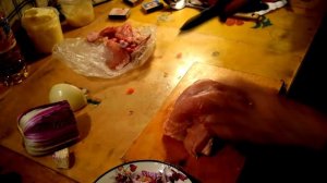 Отжарить мясо с овощами, и выжить