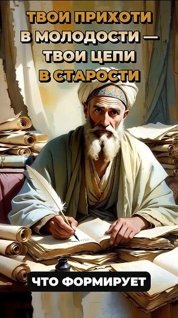 Если не обуздаешь себя в молодости — уже не сможешь…