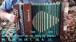 Не спеши. гр. "Чайф". Разбор на гармони.