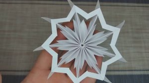 ❄️ Как сделать снежинку из бумаги