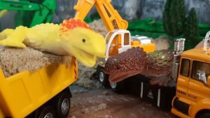 мультики про МАШИНКИ ПОЕЗДА и Ящерица. Поезда КРАН самосвал БУЛЬДОЗЕР тягач  и экскаватор #машинки