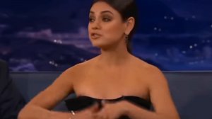 Мила Кунис о русском языке в шоу Конана О’Брайена