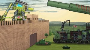 КВ-44 защищает Крепость! Оборона Китайской стены