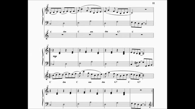 М. Шмитц - "Сладкая конфета" - фортепиано + синтезатор