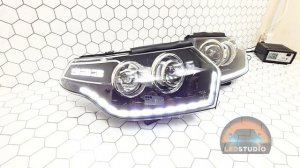 УАЗ ПАТРИОТ фары светодиодные с элементами тюнинга