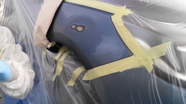 Покраска авто. Переход по базе. Переход по лаку. смотреть онлайн