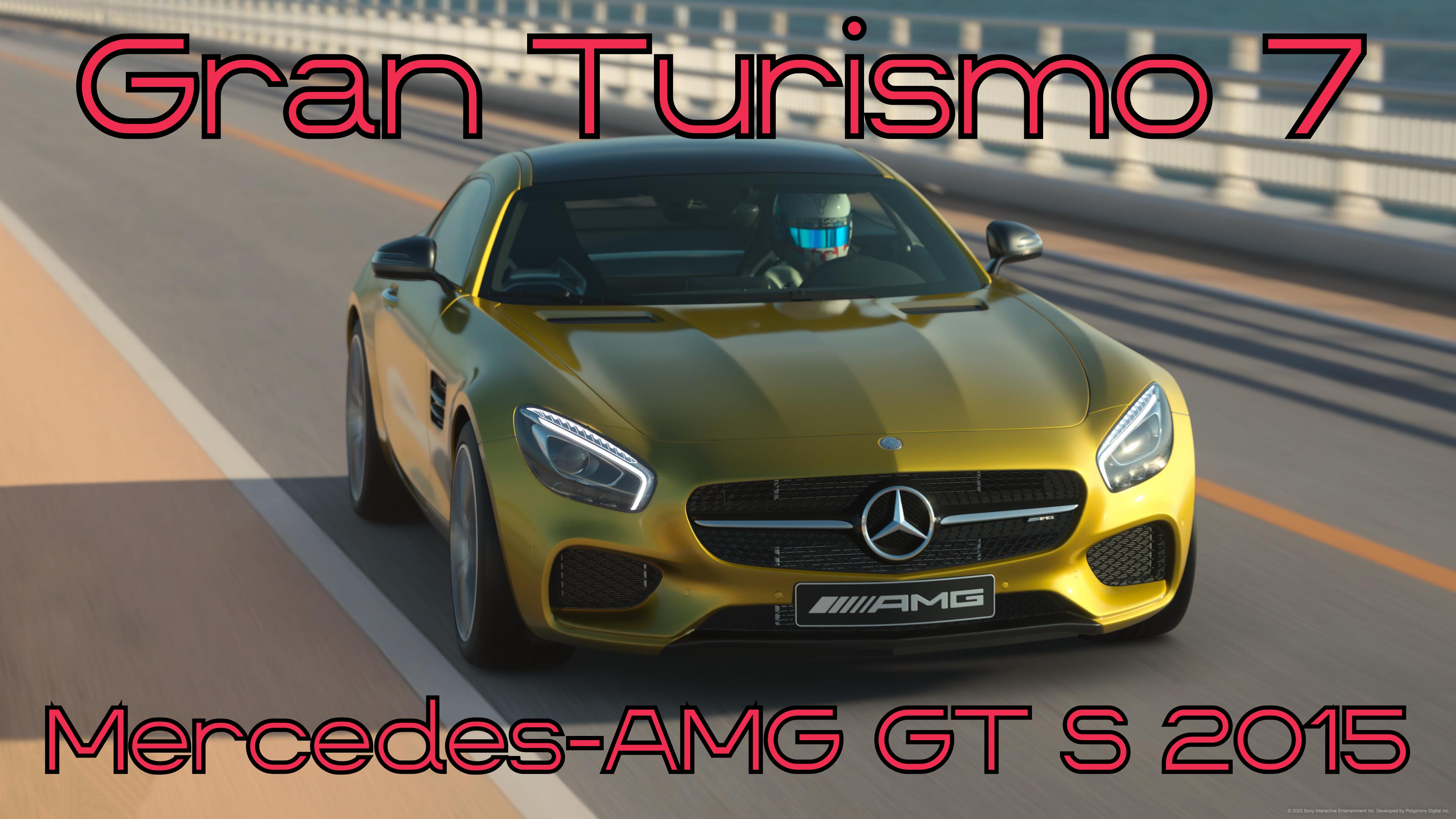 Mercedes-AMG GT S 2015 — немецкий суперкар, настроенный на победу в мире Gran Turismo 7 🌍⚡️