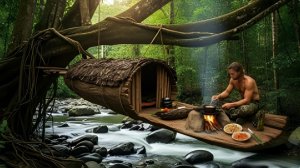 Строим дом у реки, дом на дереве и дом под землей. Строим дома и выживаем в тропическом лесу.