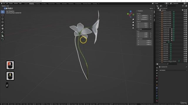 15. Section 15 – Flower 3D Variation Foliage