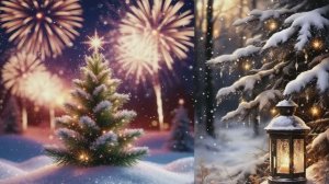 Новогодняя ёлка и новогодние игрушки.