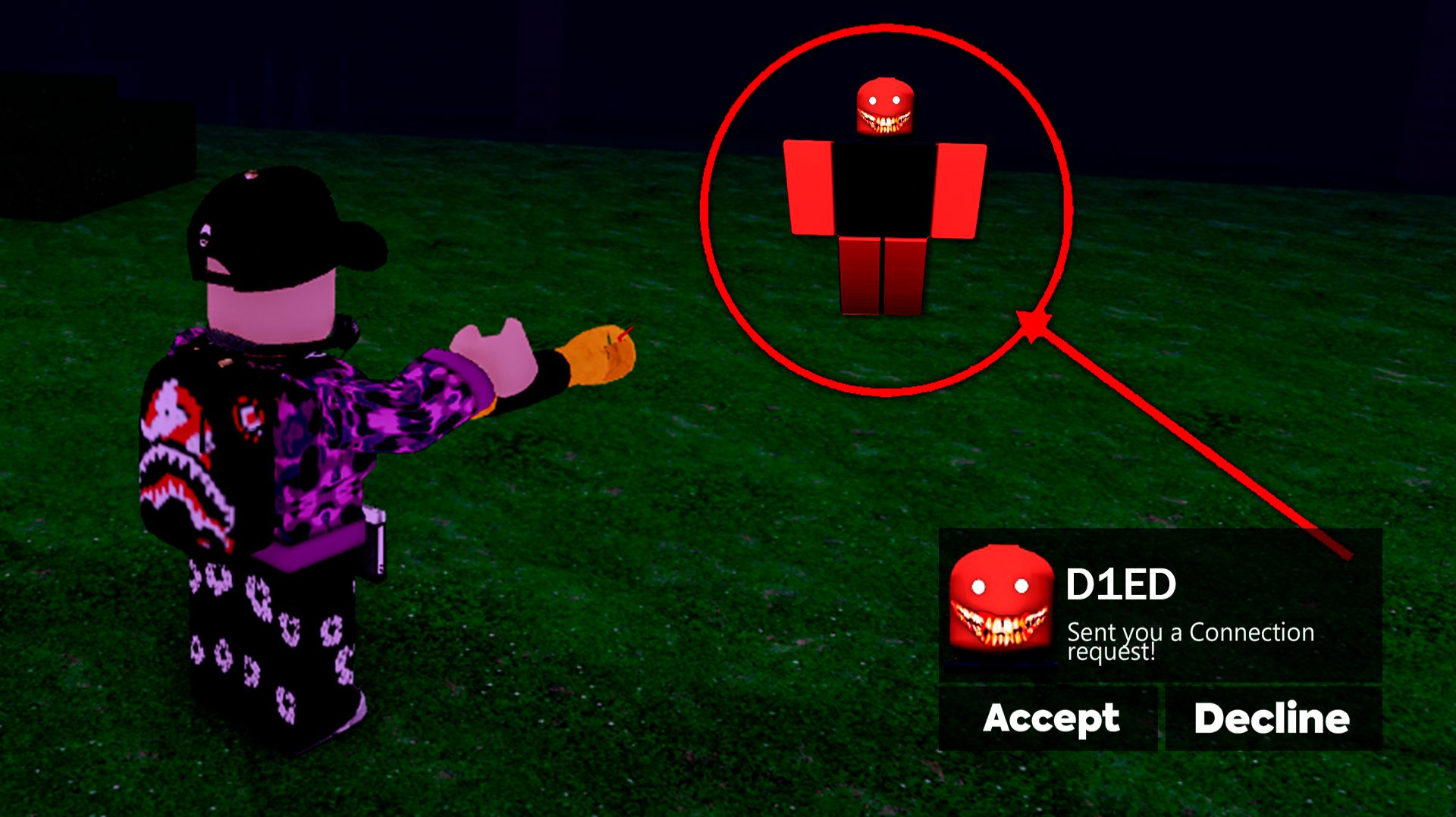 Мы Нашли САМОГО ПРОКЛЯТОГО ИГРОКА в 99 Ночей в Лесу Роблокс…