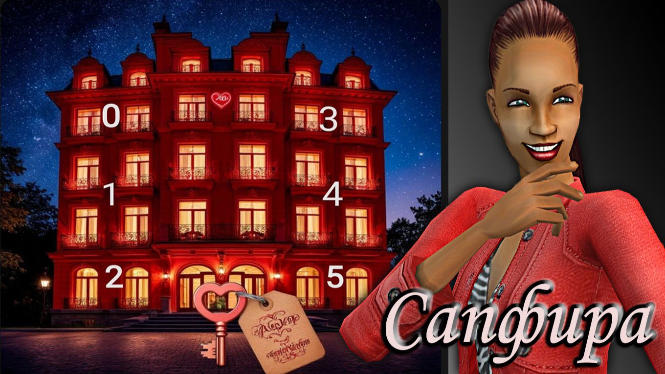 The Sims 2 "Алмазная Лихорадка". Отель Страсти для Сапфиры. смотреть онлайн