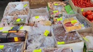 Овощной магазин в пос. Южном, ул. Мира, 81. Ассортимент и цены. Краснодар, Южный, 02.12.2025.