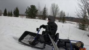 Мотобуксировщик толкач Альбатрос-XL10! Легкий, устойчивый, проходимый с очень легким управлением!