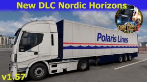 🔥ETS2 v1.57 New DLC по дорогам Nordic Horizons/Осло-Домбос