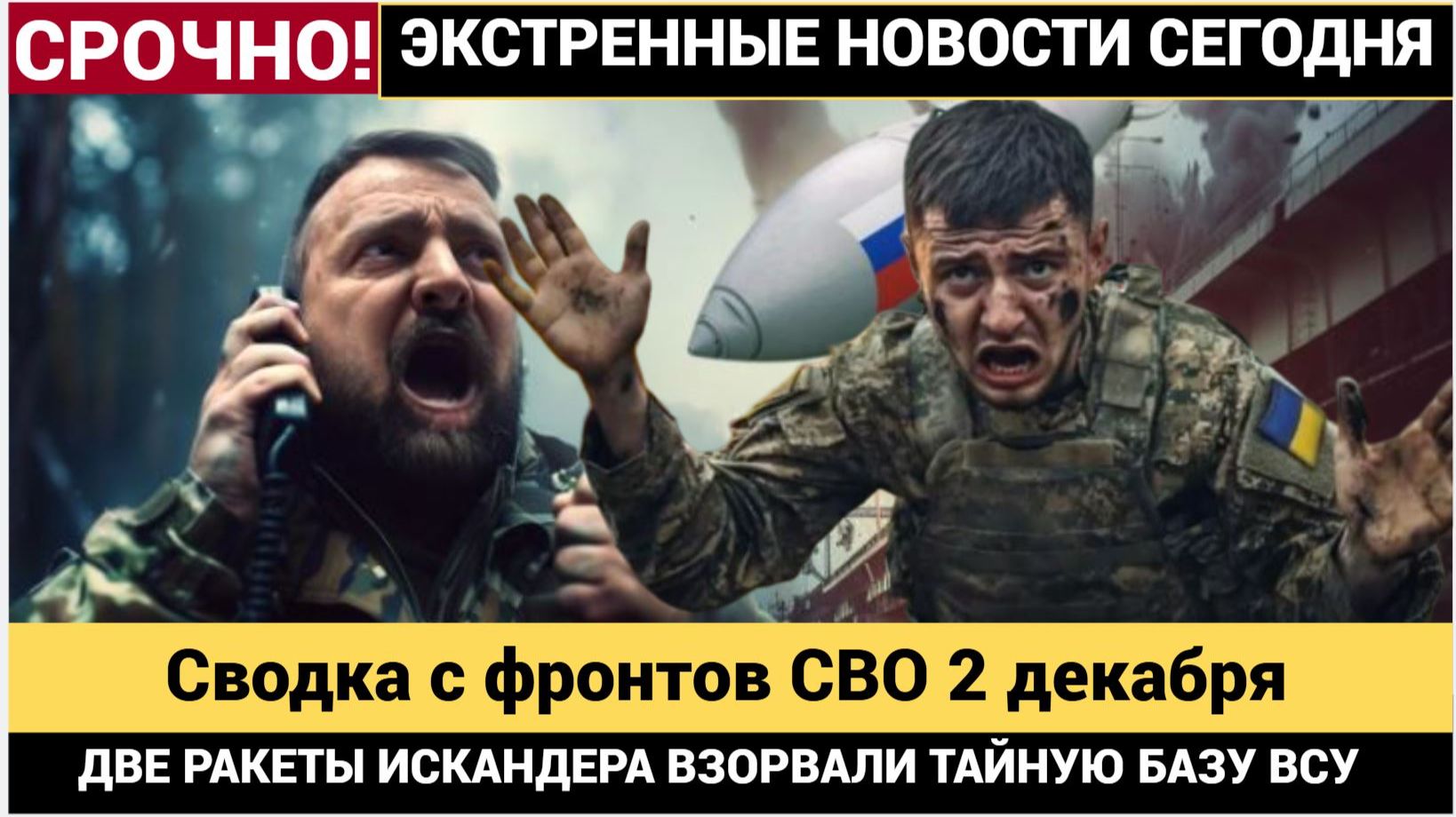 Страх и ужас ВСУ — в бетон замешали 700 боевиков. Сводка СВО на 2 декабря Война Украина