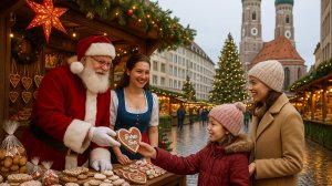 Мюнхен прогулка по городу | Путешествие по Европе | Рождественская ярмарка и баварская еда 2025