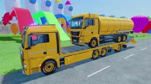 Мультик про грузовики для малышей: большая стройка!