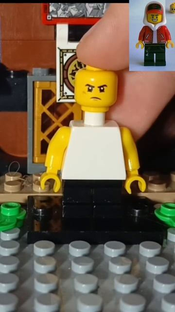 Как сделать маленького бездомного морро Лего lego ниндзяго ninjago  кастом castom