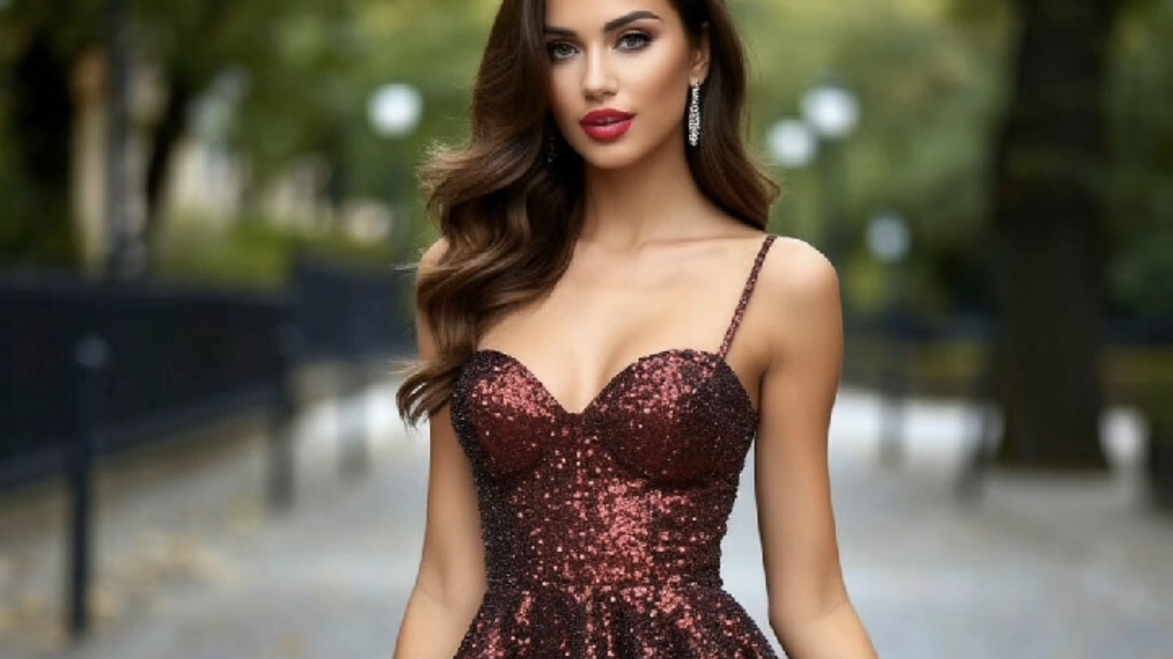 Стройные модели в красивых платьях