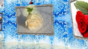 Картины Розы на Снегу в Ледяной Галерее 1 от Киностудии Мудрого Кота Тимофея!